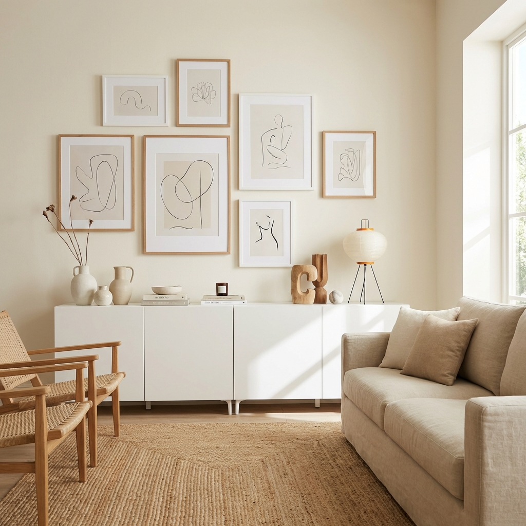 Curated home interior